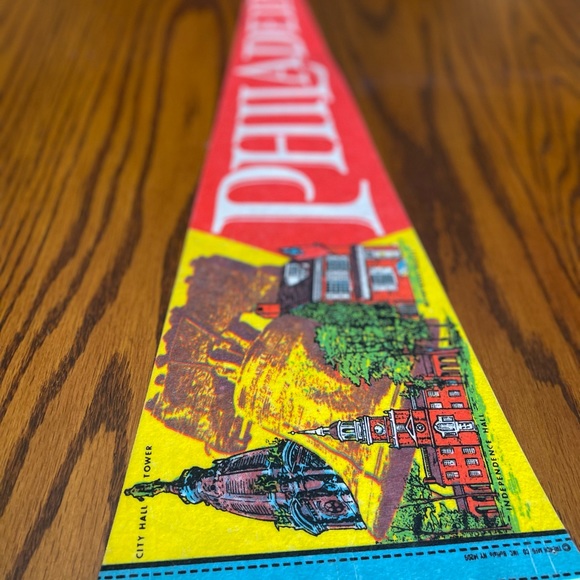 Souvenir pennant Philadelphia PA Philly - Picture 5 of 5